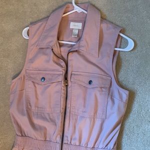 Jumpsuit, pink denim